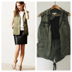 Anthropologie Anorak Vest